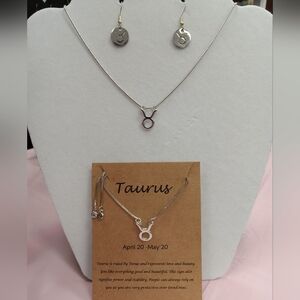 Handmade 3 Piece Zodiac Jewelry Sets - Gold Or Silver, All Signs